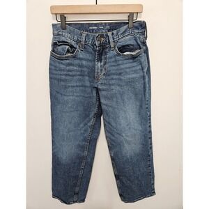 Old Navy Mens Loose Built-In Flex Jeans Medium Wash Denim 30x30 Blue